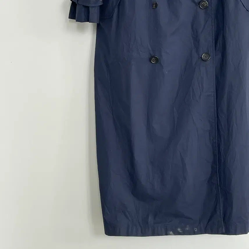 [BUNJANG] Polo Ralph Lauren Navy Double Trench Coat / 폴로 랄프로렌 네이비 더블 트렌치 코트