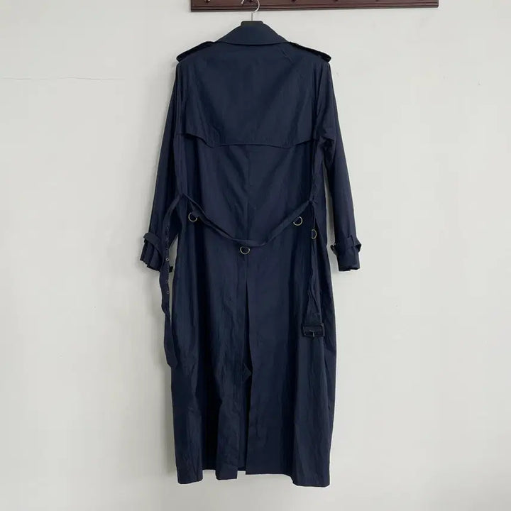 [BUNJANG] Polo Ralph Lauren Navy Double Trench Coat / 폴로 랄프로렌 네이비 더블 트렌치 코트