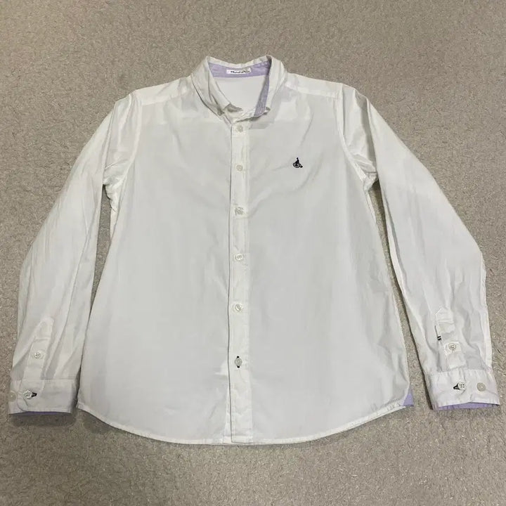 [SOLD OUT] 빈폴 셔츠 화이트 배색 긴팔 165