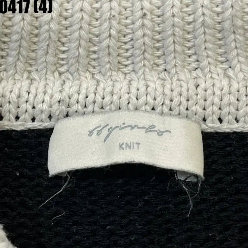 [BUNJANG] Unspecified Brand Striped Knit Long Sleeve T-shirt / 카라넥 단가라 니트 긴팔티 F | 0417 [4]