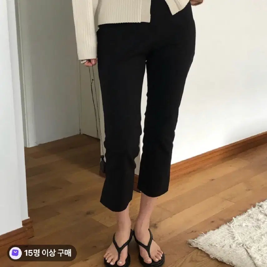 [SOLD OUT] 파운더스 코튼 카프리 팬츠 s