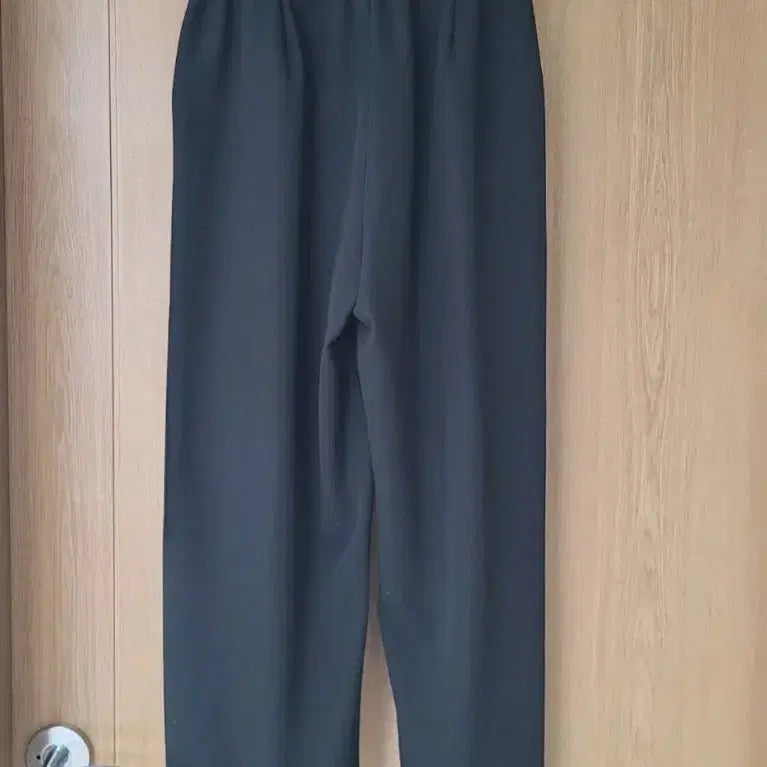 [BUNJANG] Black Wide Pleated Slacks Women&