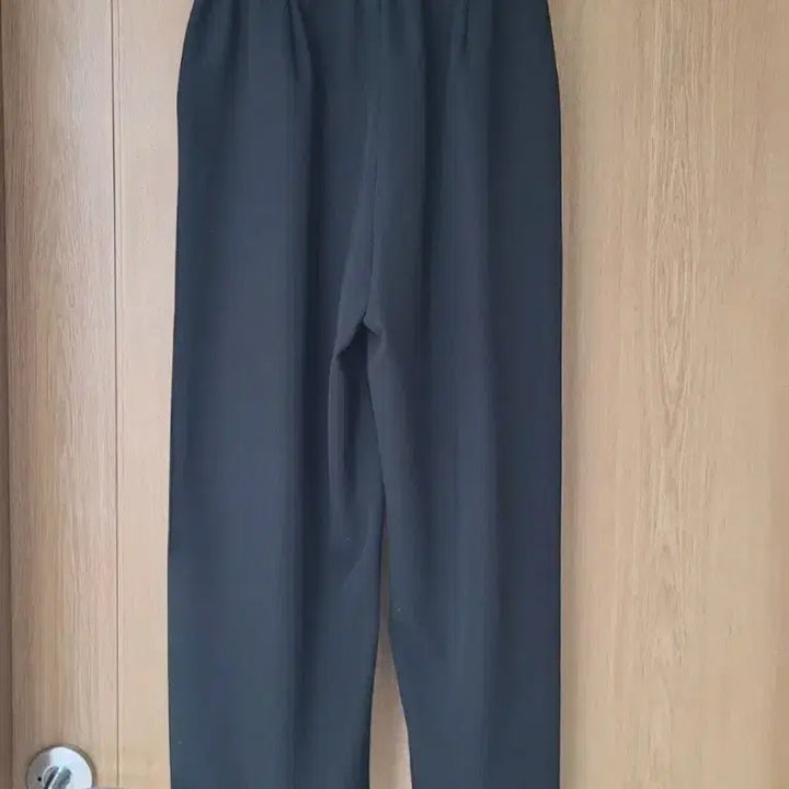 [BUNJANG] Black Wide Pleated Slacks Women&