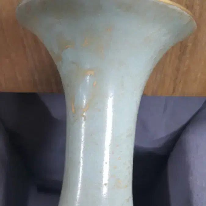 [BUNJANG] Song Dynasty Celadon Prunus Vase Antique / 송 여요 각매화문 옥호춘병 중국도자기 골동품 미술품 수집품