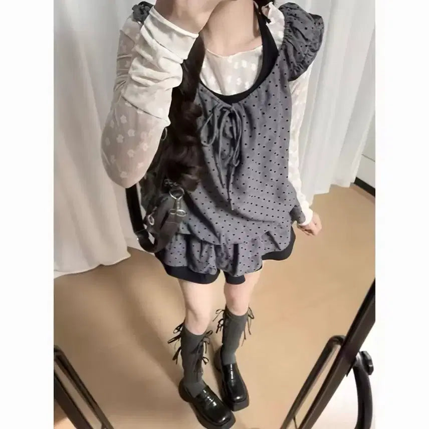 [BUNJANG] Y2K Vintage Three-Piece Set / 쓰리피스세트 / 데일리 캐주얼 데이트룩 러블리 빈티지 y2k