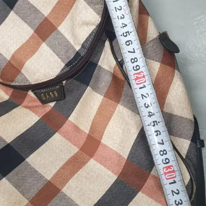 [SOLD OUT] 닥스 체크무늬 백팩 가방