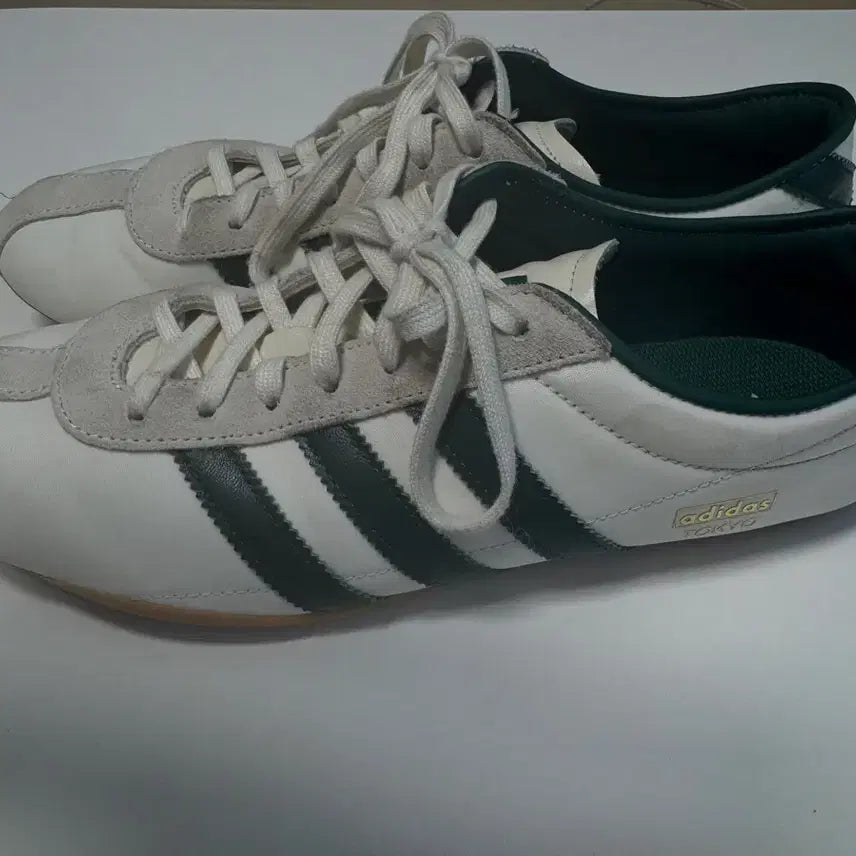 [BUNJANG] Adidas Tokyo - White/Green Sneakers / 아디다스 도쿄-화이트:그린