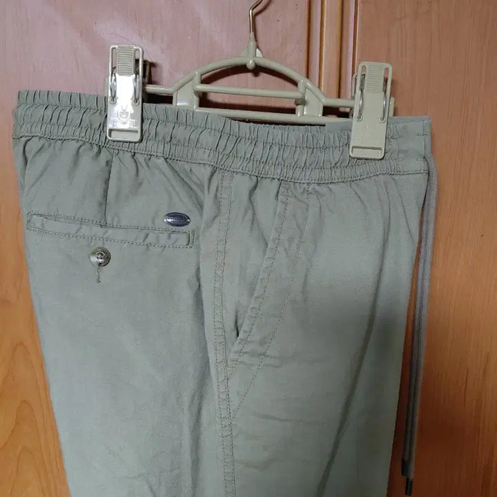 [SOLD OUT] 카키색 남성용 면바지 허리밴딩