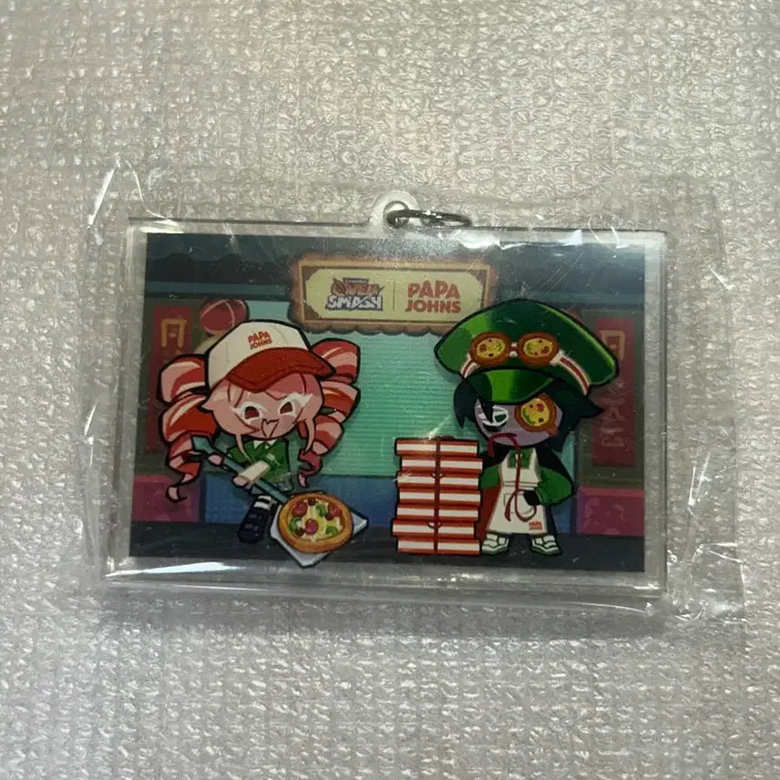 [SOLD OUT] 파파존스X쿠키런 키링 공육회