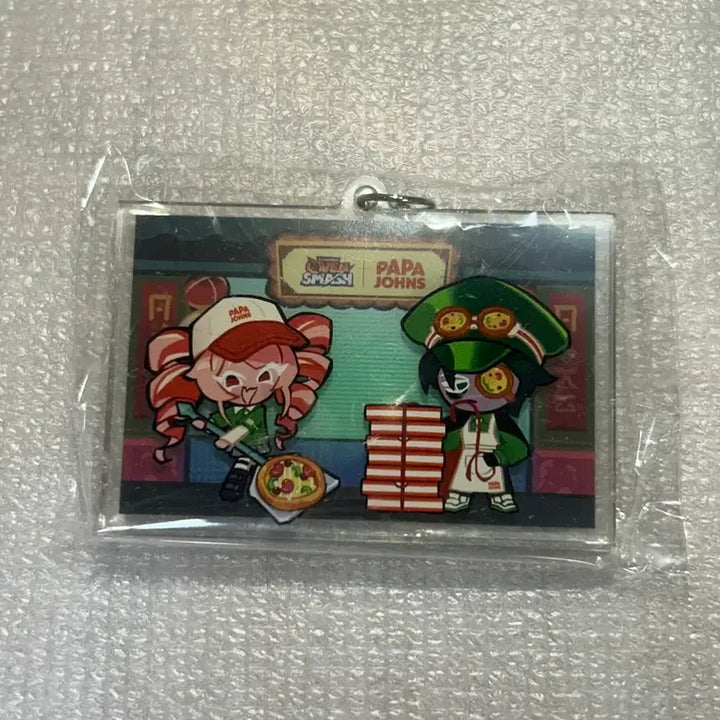 [SOLD OUT] 파파존스X쿠키런 키링 공육회