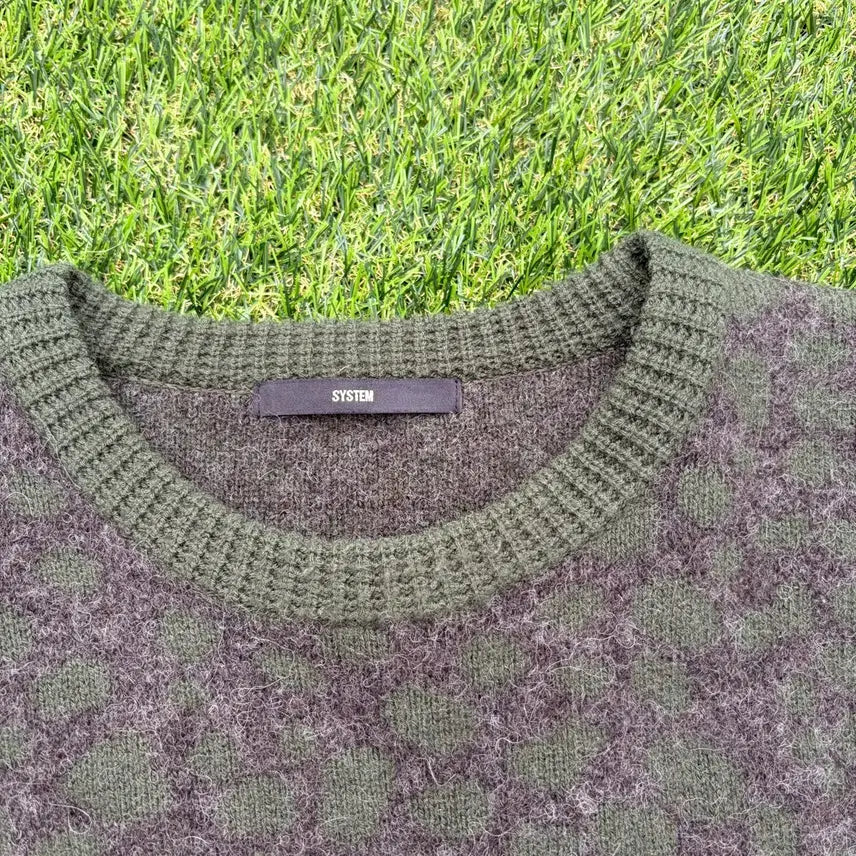 [BUNJANG] SYSTEM Alpaca Wool Boucle Round Knit Sweater (Size 100) / SYSTEM 시스템 알파카 모 니트 부클레 라운드 니트(100)