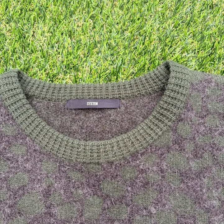 [BUNJANG] SYSTEM Alpaca Wool Boucle Round Knit Sweater (Size 100) / SYSTEM 시스템 알파카 모 니트 부클레 라운드 니트(100)