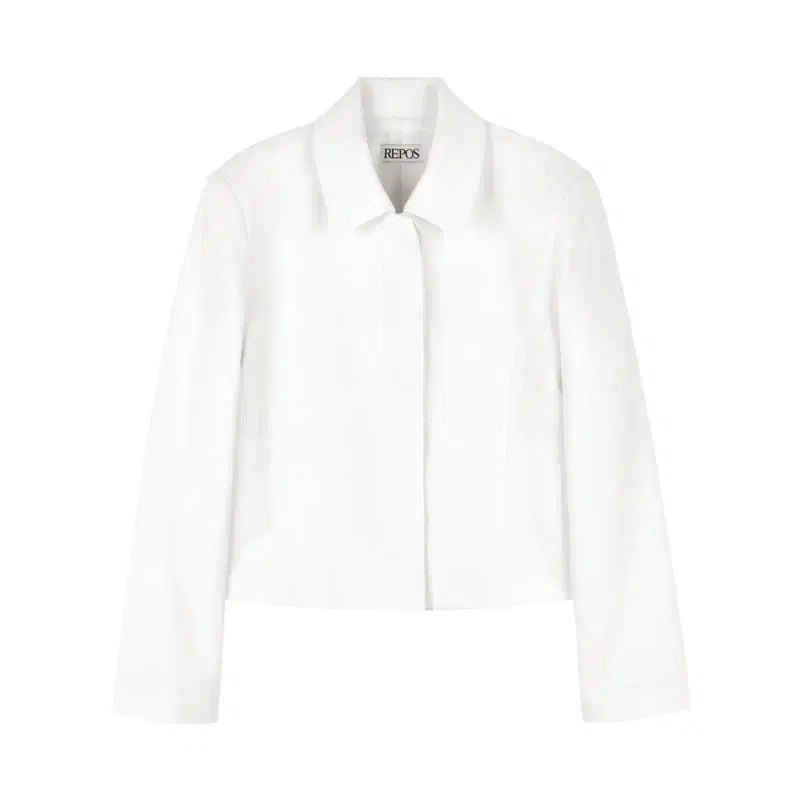 [BUNJANG] Repos Linen Cotton Jacket White S / repos 리포스 LINEN COTTON JACKET WHITE