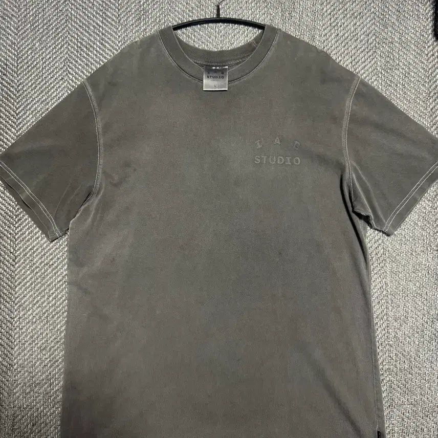[BUNJANG] Iab Studio Pigment Black T-shirt / 아이앱 스튜디오 피그먼트 블랙 티셔츠