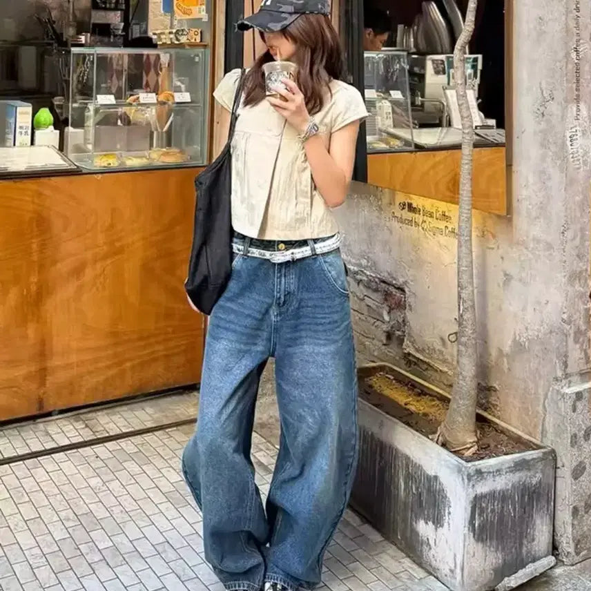 [BUNJANG] Beige Short-Sleeve Jacket / 베이지 반팔 자켓 / 데일리 캐주얼 데이트룩 러블리 빈티지 y2k