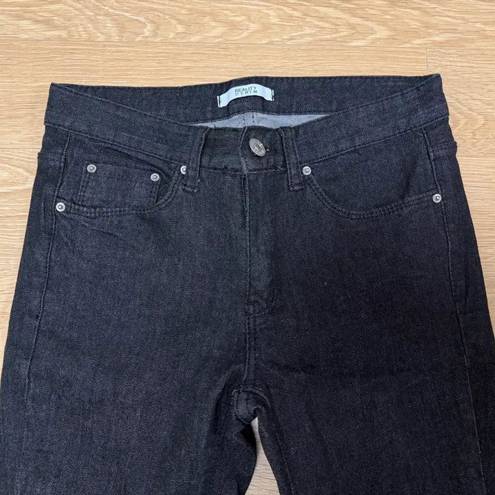 [BUNJANG] Black Denim Skinny Jeans (Size 27) / (미착용) 블랙 데님 스키니 진 (27)
