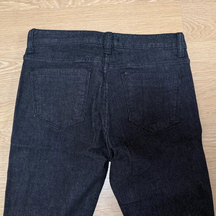 [BUNJANG] Black Denim Skinny Jeans (Size 27) / (미착용) 블랙 데님 스키니 진 (27)