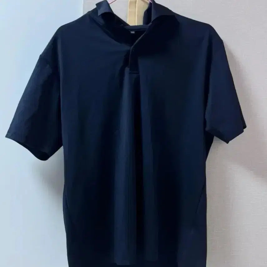 [BUNJANG] Navy Collar T-Shirt / 해군 카라티