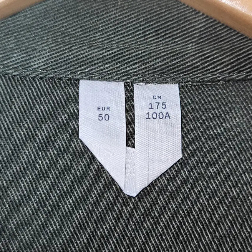 [SOLD OUT] ARKET 아르켓 오가닉 코튼 밀리터리 워크셔츠 자켓 50 (거의새상품)