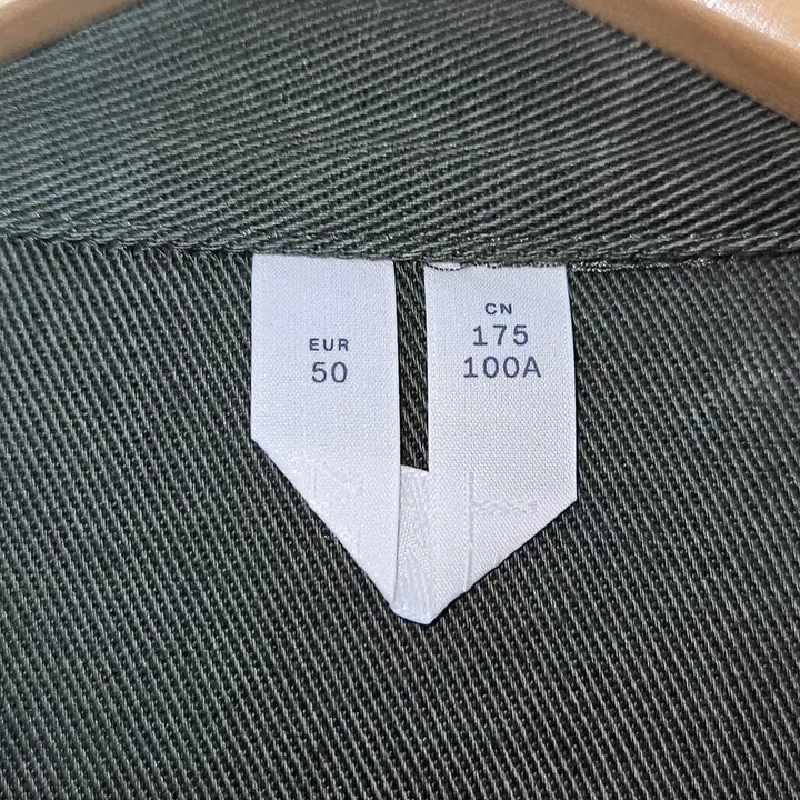 [SOLD OUT] ARKET 아르켓 오가닉 코튼 밀리터리 워크셔츠 자켓 50 (거의새상품)