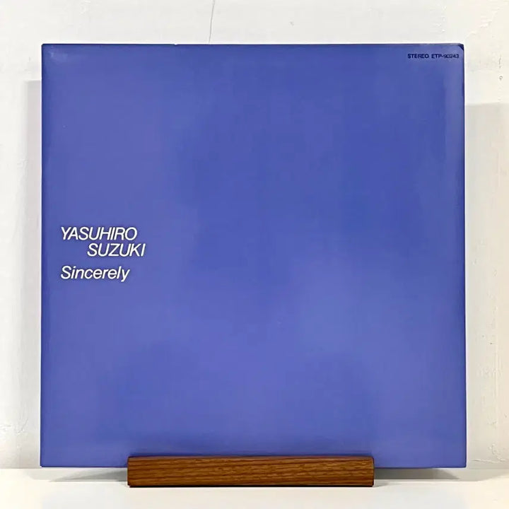 [SOLD OUT] AOR LP 스즈키 야스히로 YasuhiroSuzuki-Sincerely