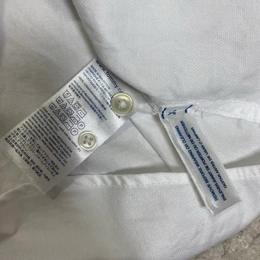 [SOLD OUT] 타미힐피거 화이트 긴팔 셔츠 m
