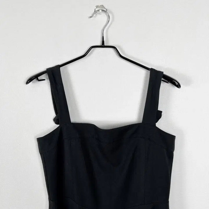 [BUNJANG] RaDen Black Bootcut Suspender Pants / 부츠컷 국내제작 멜빵 바지 블랙 여F/라덴