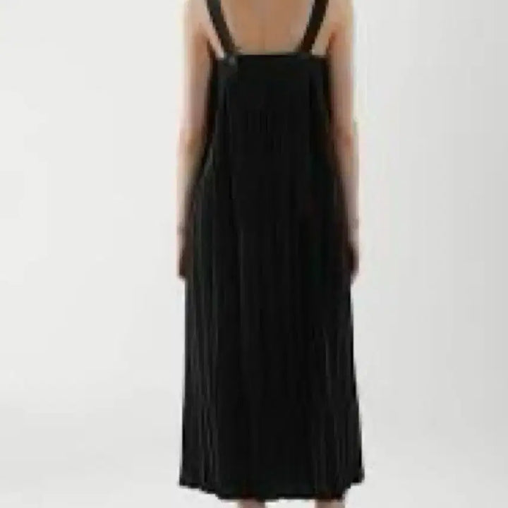 [BUNJANG] COS Black Pleated Long Dress / COS 블랙 플리츠 롱 원피스
