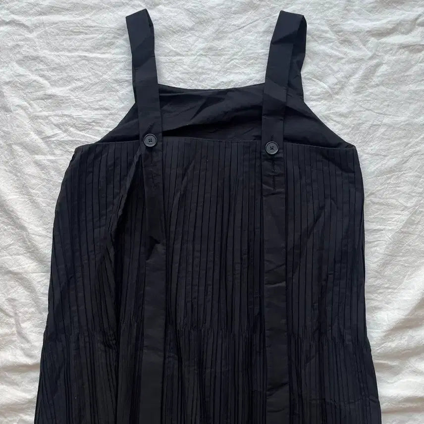 [BUNJANG] COS Black Pleated Long Dress / COS 블랙 플리츠 롱 원피스