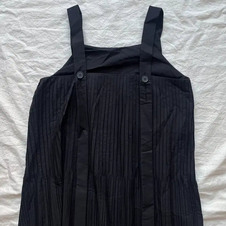 [BUNJANG] COS Black Pleated Long Dress / COS 블랙 플리츠 롱 원피스