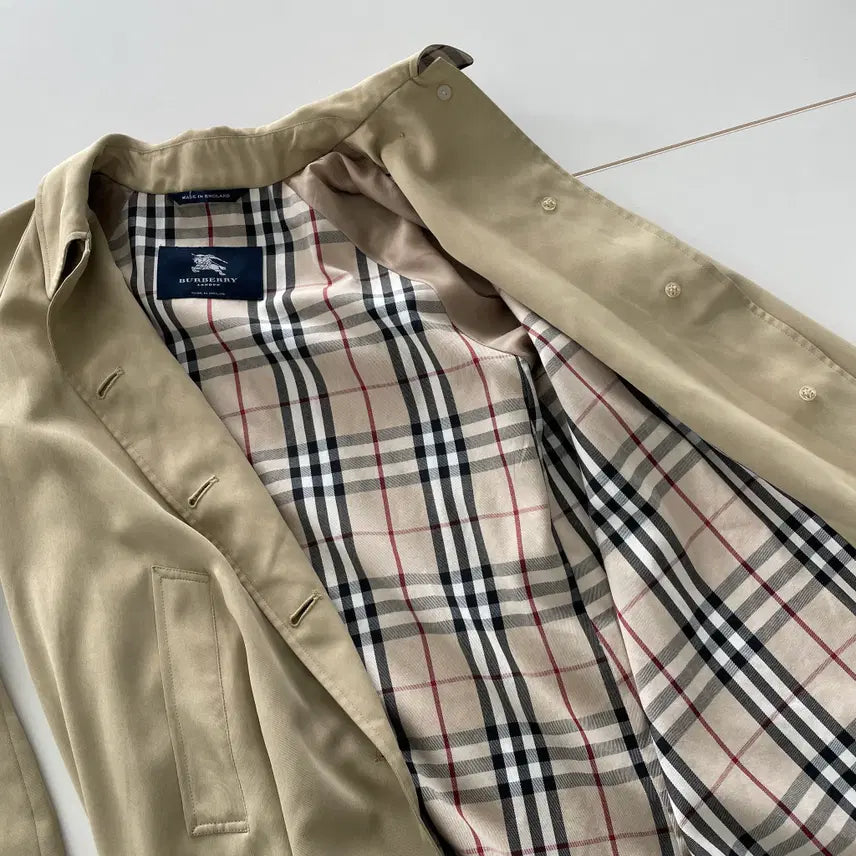 [BUNJANG] Burberry Beige Single Breasted Trench Coat / 버버리 베이지 싱글 맥 트렌치 코트