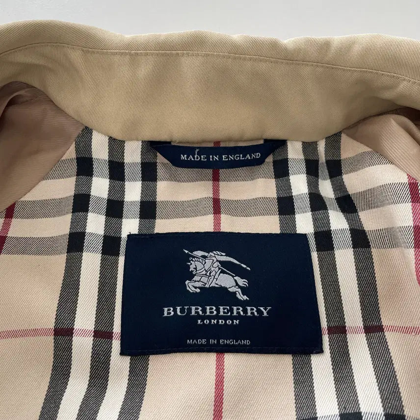 [BUNJANG] Burberry Beige Single Breasted Trench Coat / 버버리 베이지 싱글 맥 트렌치 코트