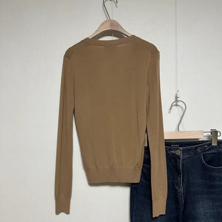 [SOLD OUT] 띠어리 실켓 울 카멜 가디건