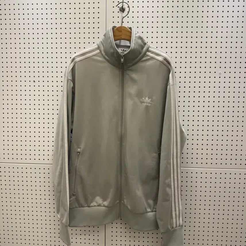 [BUNJANG] Adidas Firebird Silver Gray Track Top / 아디다스 파이어버드 실버 그레이 트랙탑 U1606