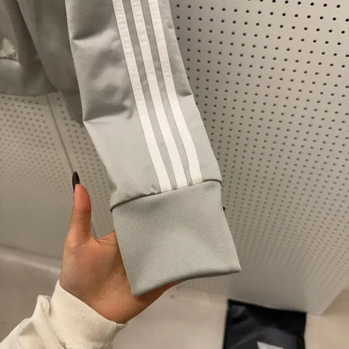 [BUNJANG] Adidas Firebird Silver Gray Track Top / 아디다스 파이어버드 실버 그레이 트랙탑 U1606