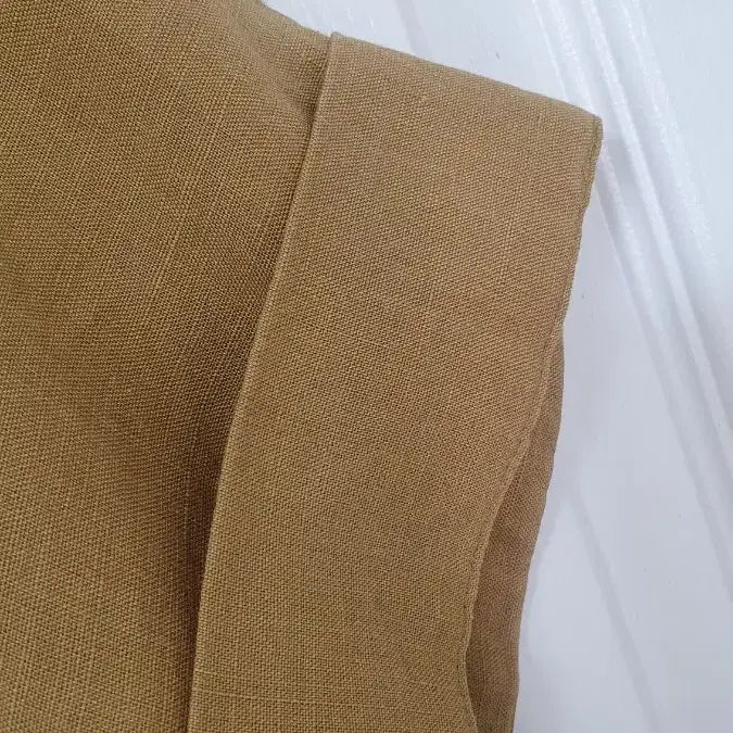 [BUNJANG] Byulbat Linen Shirt Dress Camel / byulbat 별밭양품점 린넨 셔츠 원피스 카멜