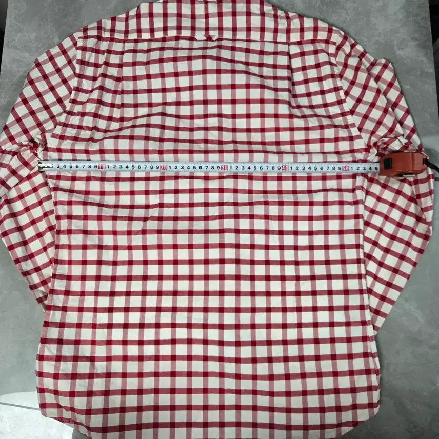 [SOLD OUT] 톰브라운 레드 체크 셔츠