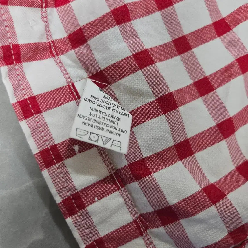 [SOLD OUT] 톰브라운 레드 체크 셔츠