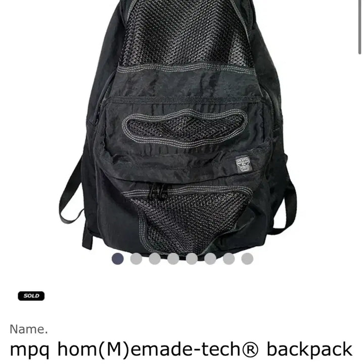 [SOLD OUT] mpq 백팩 블랙