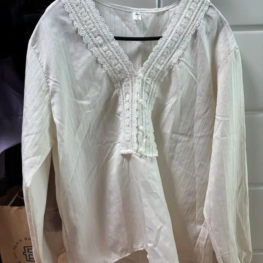 [BUNJANG] Lace Blouse / 레이스 블라우스
