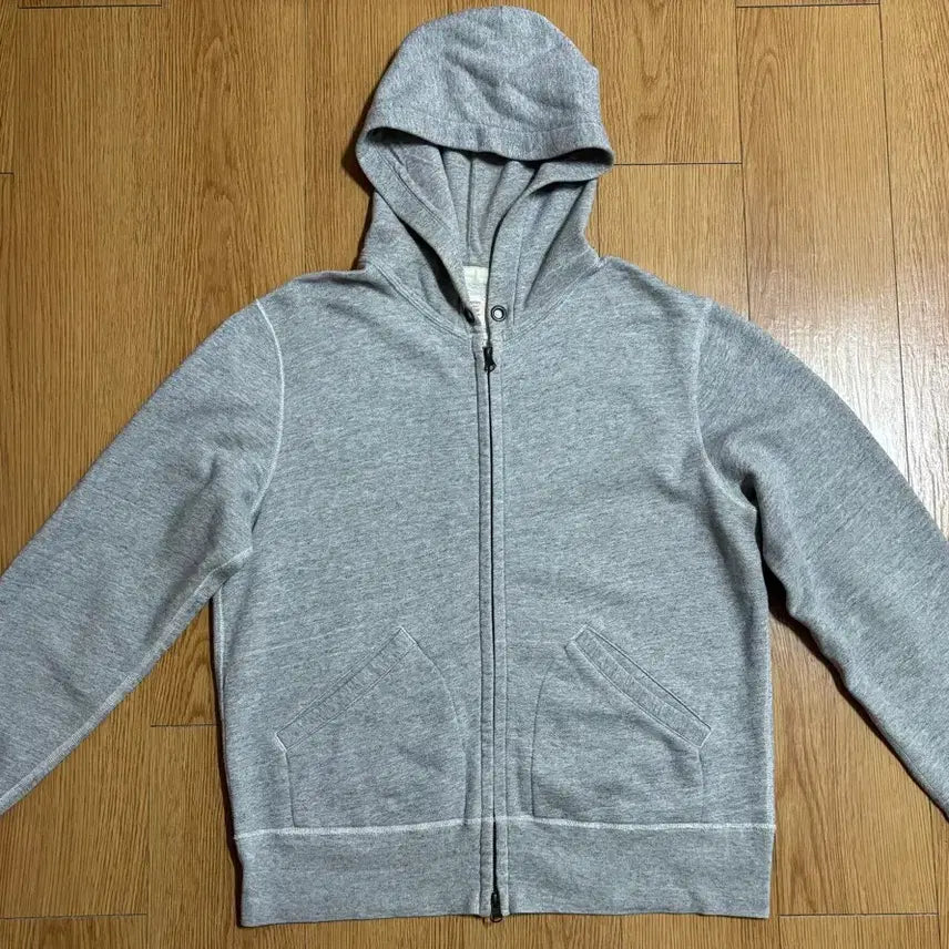[BUNJANG] Champion Gray Hoodie Zip-up / Champion 챔피온 회색 후드 집업