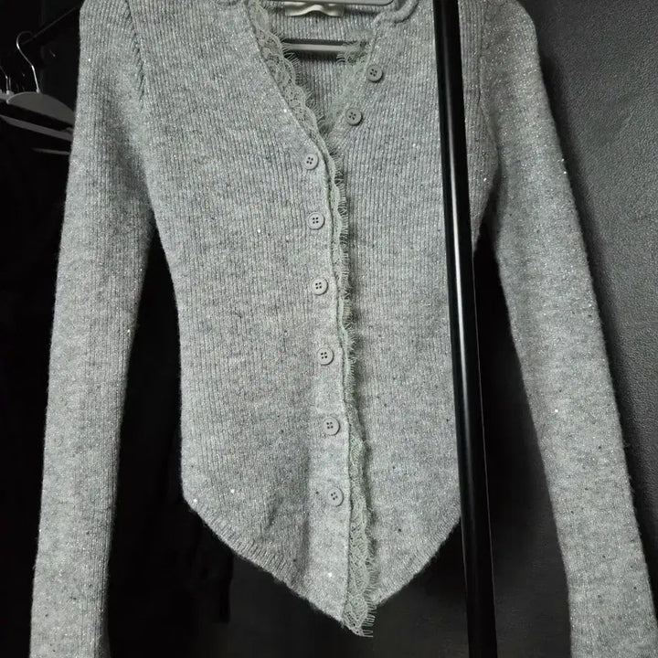 [BUNJANG] Lace Knit Top / 레이스니트 (새옷)