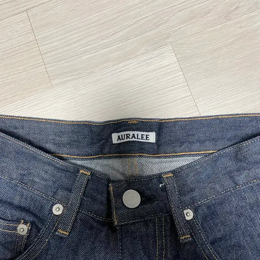 [BUNJANG] Auralee Hard Twist Wide Denim 28 / 오라리 하드트위스트 와이드 데님 28