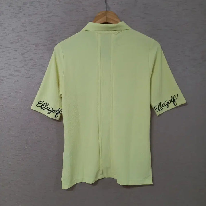 [BUNJANG] Elle Golf Yellow Half-Zip T-Shirt / B4-18/엘르골프 노랑 반집업 티셔츠