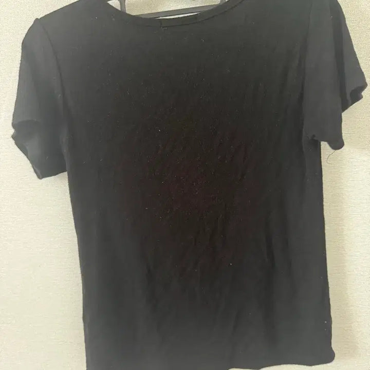 [SOLD OUT] 슬림반팔티 블랙 (본인착샷)
