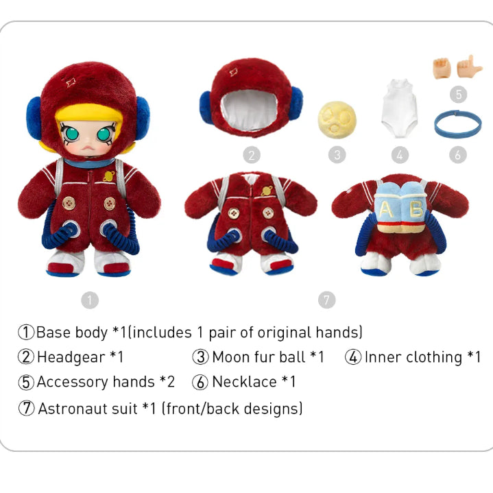 [SOLD OUT] 팝마트 정품 몰리 헬로 문 1/8 액션 피규어