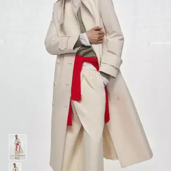 [BUNJANG] ZARA Trench Coat Light Beige / 자라 트렌치코트 라이트베이지 신상