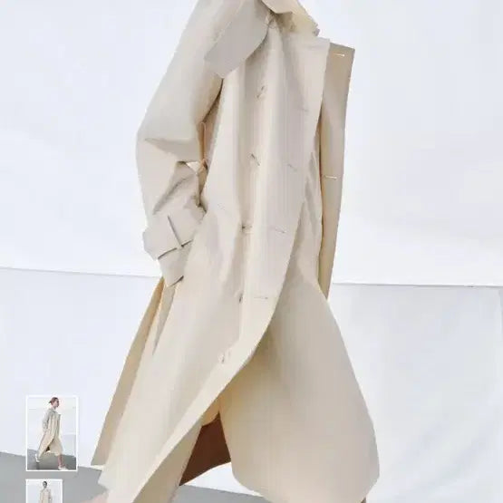 [BUNJANG] ZARA Trench Coat Light Beige / 자라 트렌치코트 라이트베이지 신상