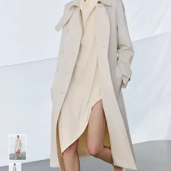 [BUNJANG] ZARA Trench Coat Light Beige / 자라 트렌치코트 라이트베이지 신상