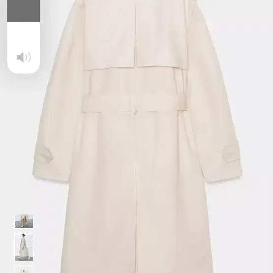 [BUNJANG] ZARA Trench Coat Light Beige / 자라 트렌치코트 라이트베이지 신상